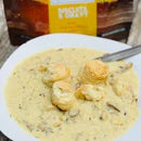Mushroom Biscuits & Gravy by Luxefly BaseCamp